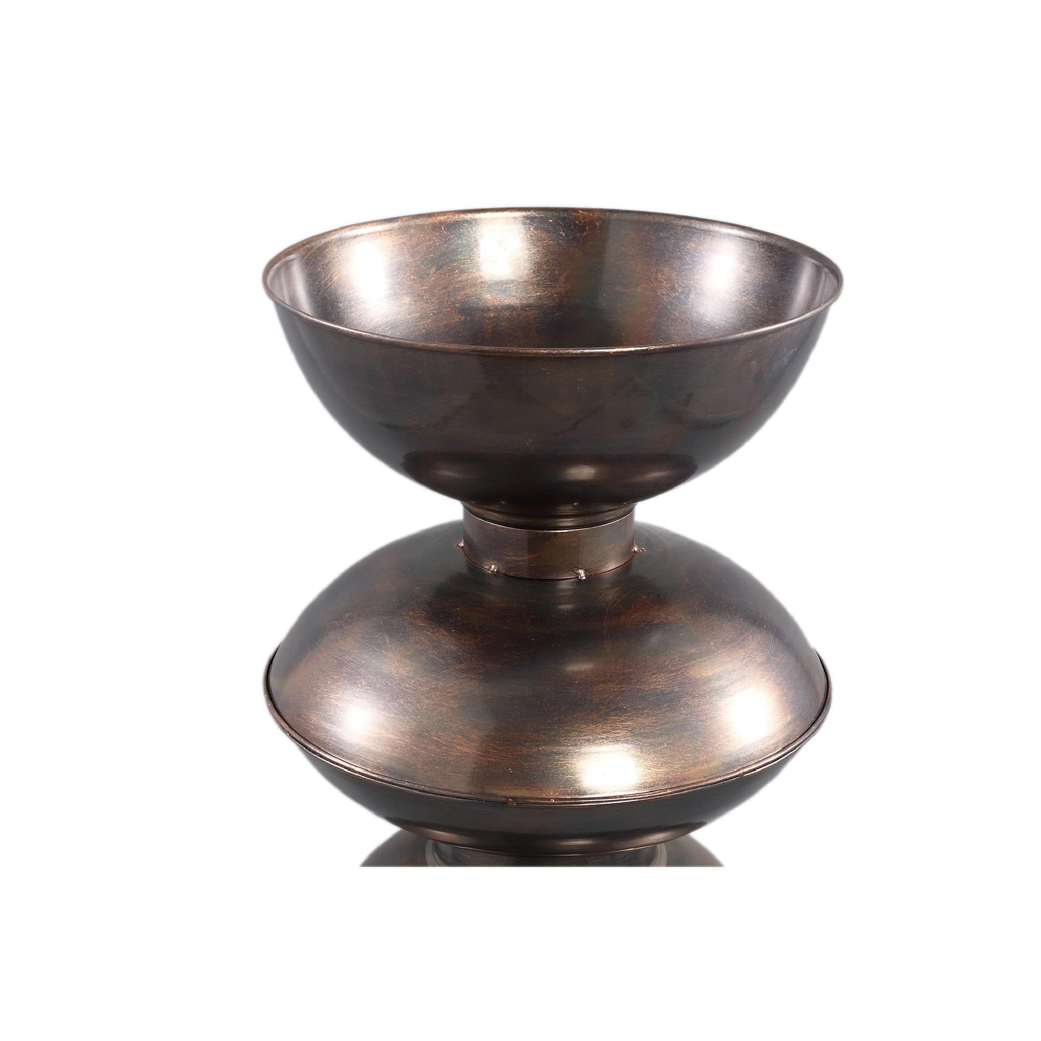 PTMD Nizze Vaas - 36 x 36 x 67 cm - Metaal - Koper