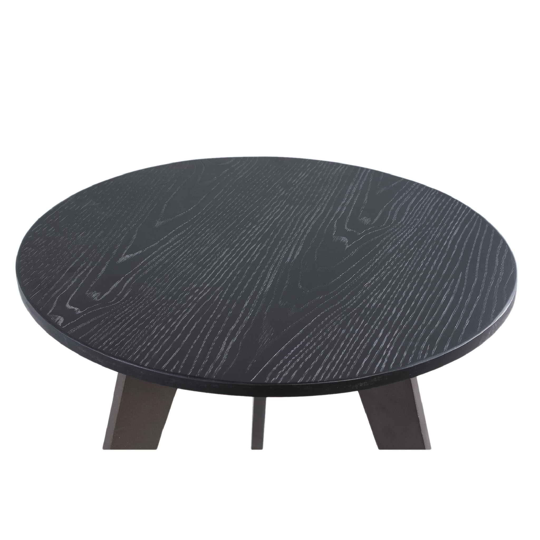 PTMD Werdy Salontafel - 55 x 55 x 50 cm - Ijzer - Zwart - Set van 2