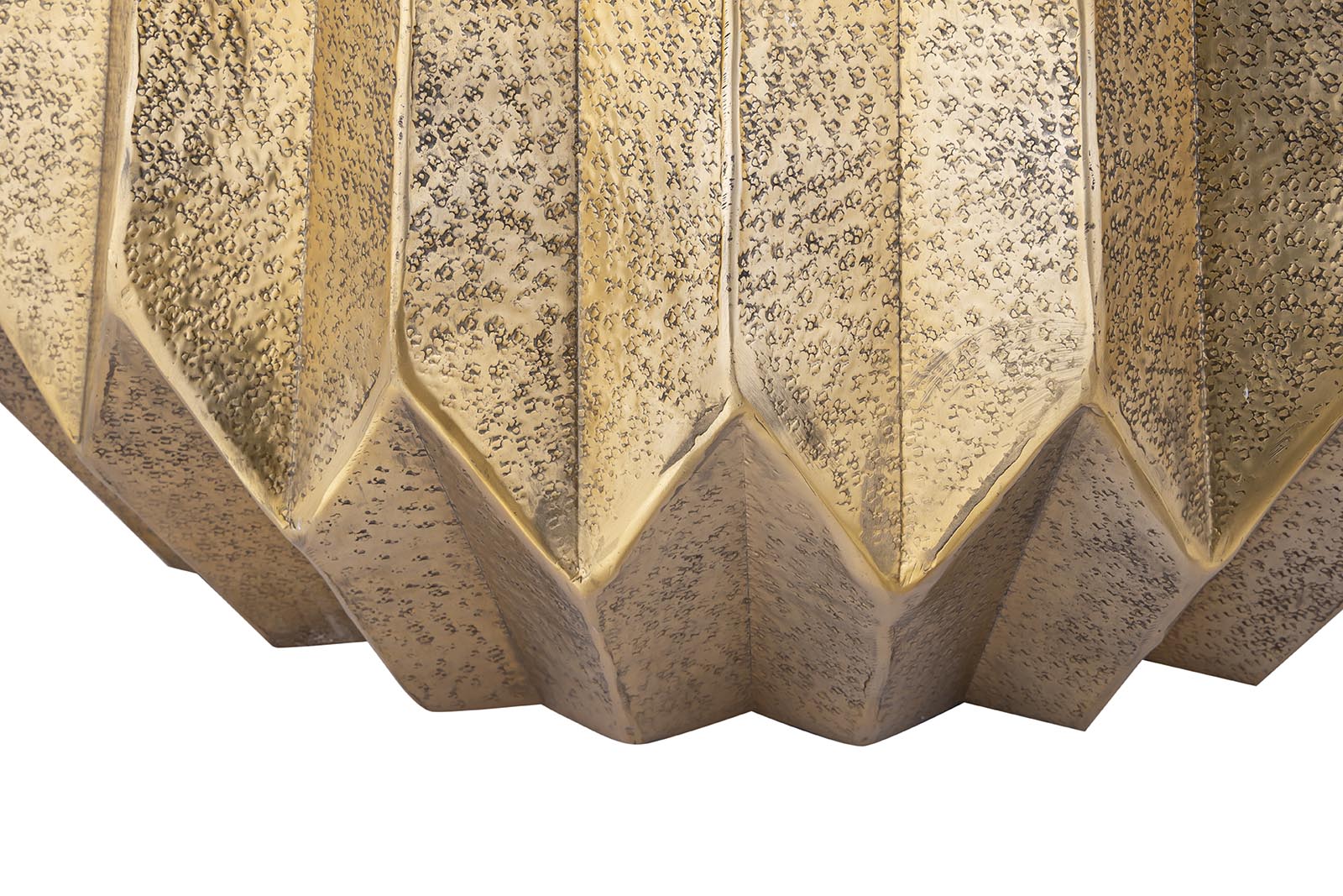 PTMD Viya Salontafel - 96 x 96 x 39 cm - Aluminium - Goud