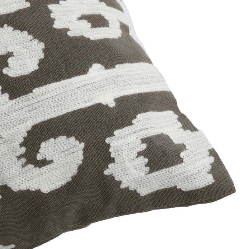PTMD Sierkussen Cloe - 60x1x60 cm - Polyetheen - Taupe
