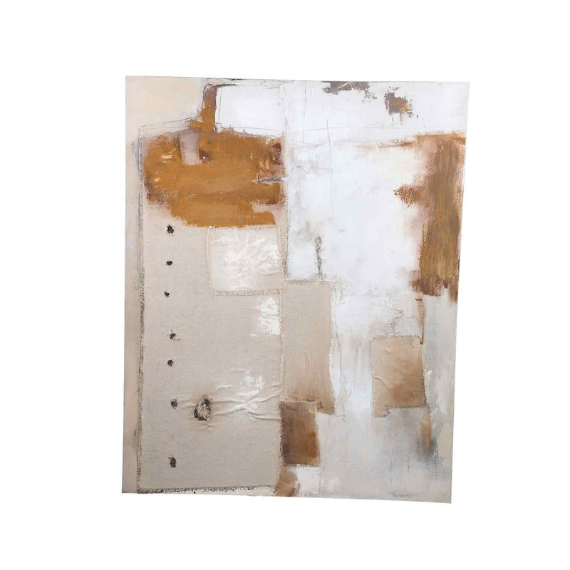 PTMD Wanddecoratie Odile Mix - 120x4x150 cm - Canvas - Multi