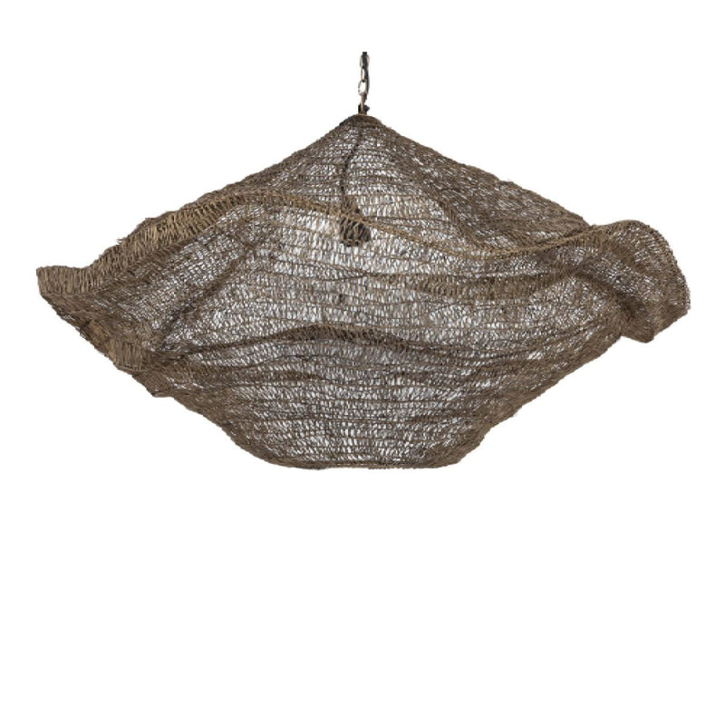 PTMD Hanglamp Lailaa - 90x90x37 cm - Ijzer - Messing