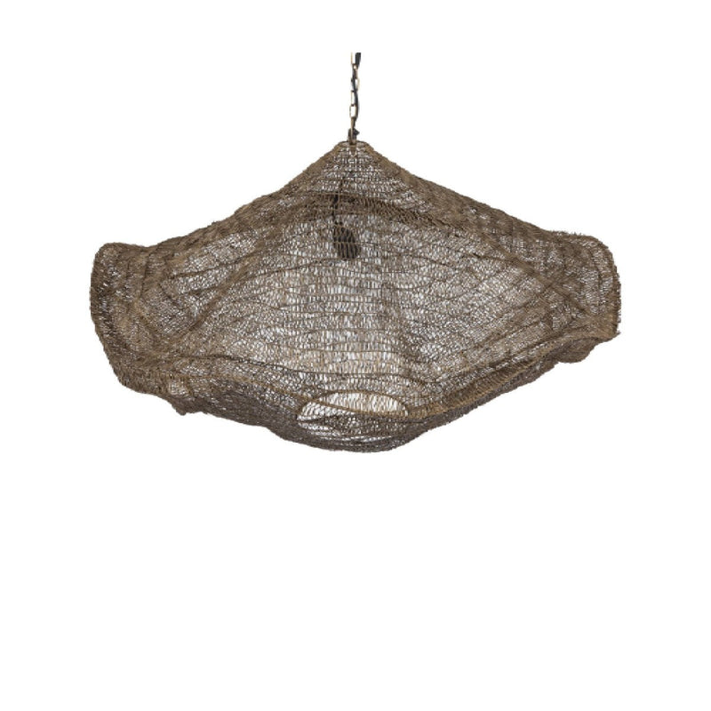 PTMD Hanglamp Lailaa - 90x90x37 cm - Ijzer - Messing
