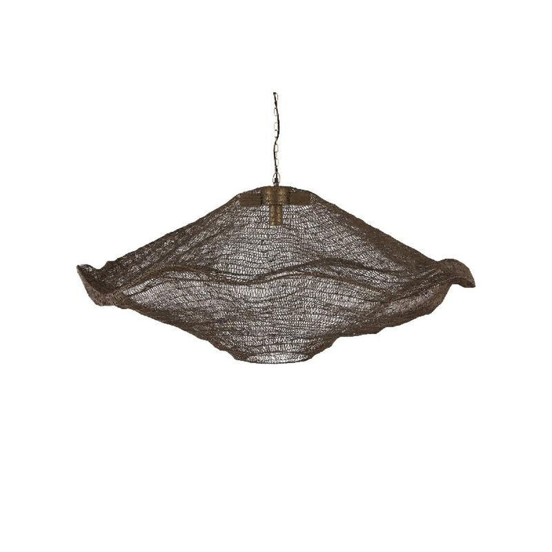 PTMD Hanglamp Lailaa - 120x120x53 cm - Ijzer - Messing