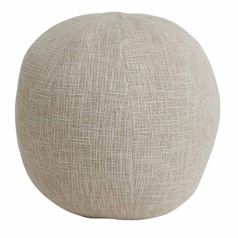 PTMD Sierkussen Sanah - 30x30x30 cm - Katoen - Creme