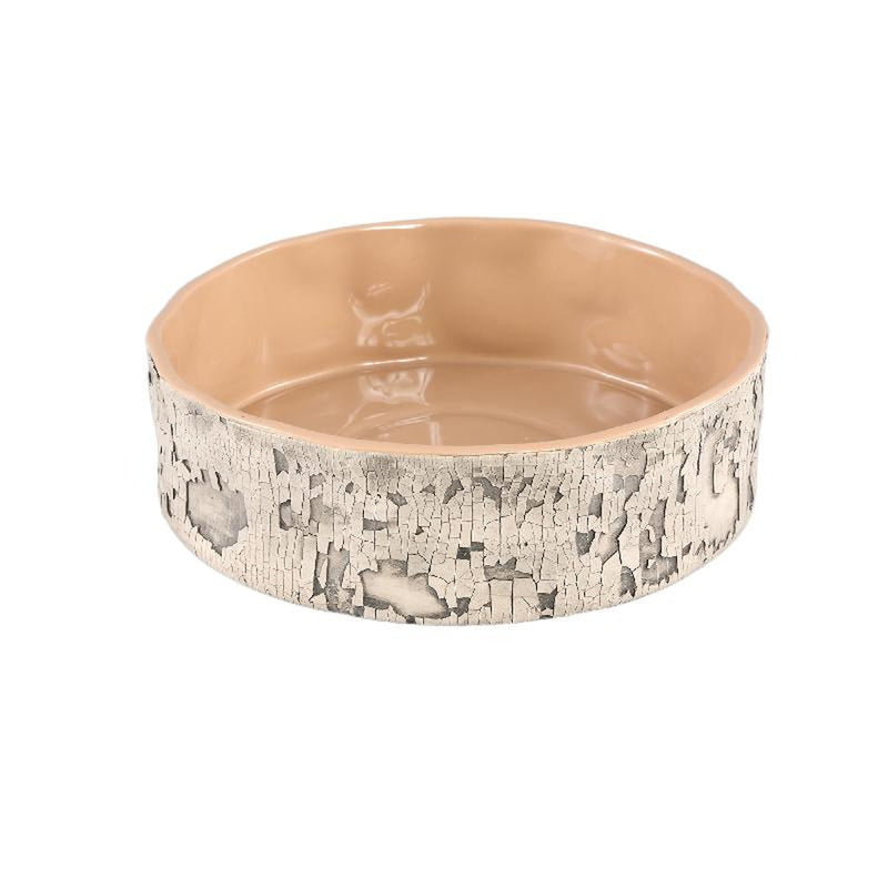 PTMD Schaal Millay - 25x25x7 cm - Keramiek - Beige