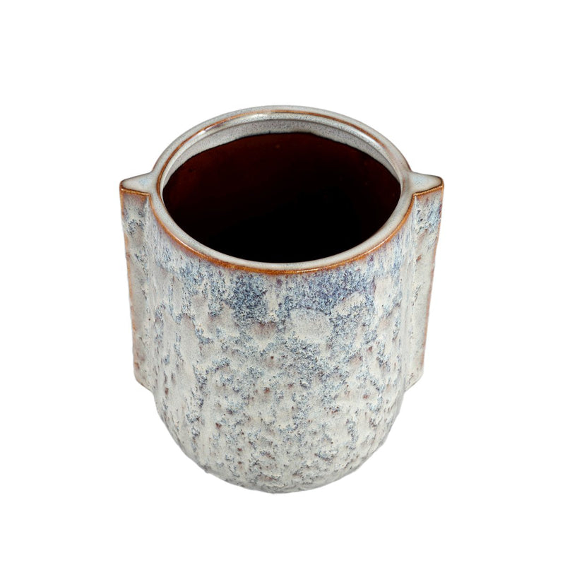 PTMD Bloempot Loiky - 17x15x19 cm - Keramiek - Creme