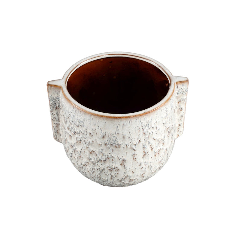 PTMD Bloempot Loiky - 21x19x16 cm - Keramiek - Creme