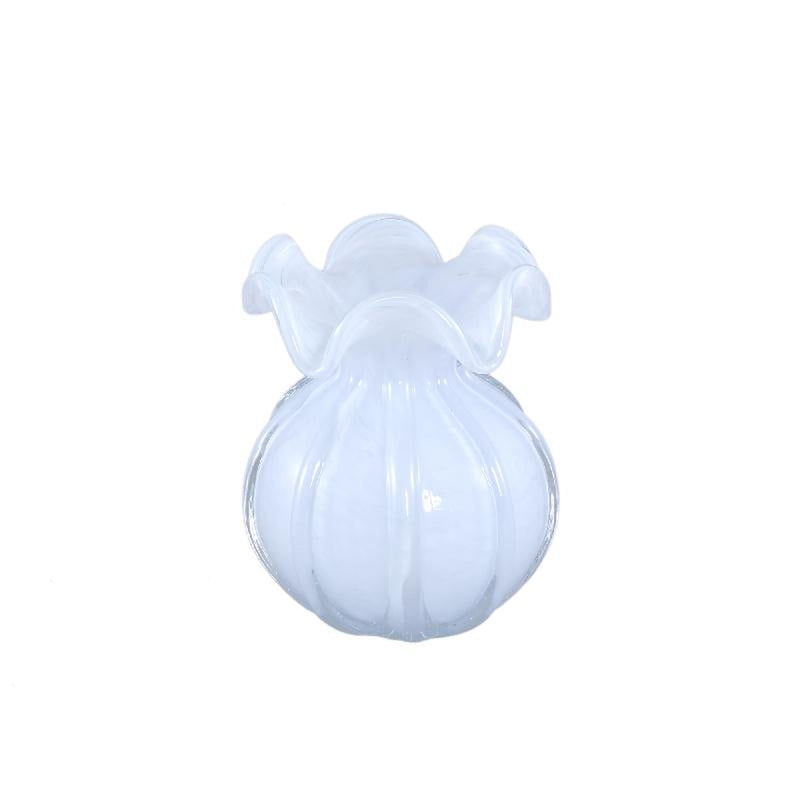 PTMD Vaas Berlson - 11x11x14 cm - Glas - Wit