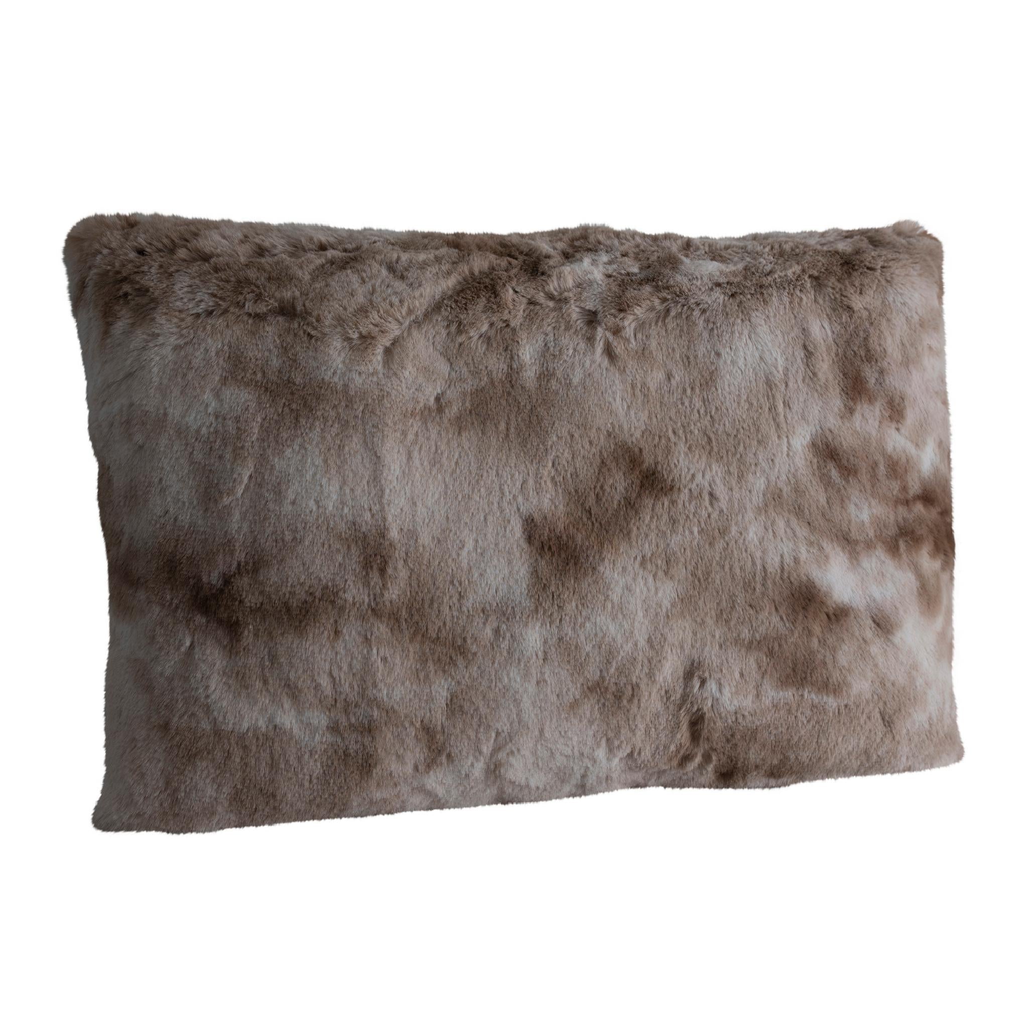 PTMD Linde Sierkussen - 40 x 10 x 60 cm - Fluweel - Bruin