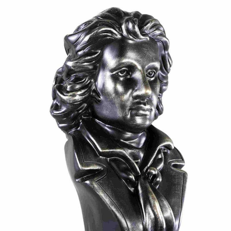 PTMD Deco Object Cesar Black - 18x18x100 cm - Polyester - Zwart