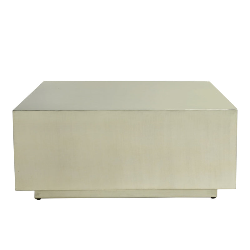 PTMD Salontafel Irvy Gold - 81x81x35 cm - Ijzer - Goud - Set van 2