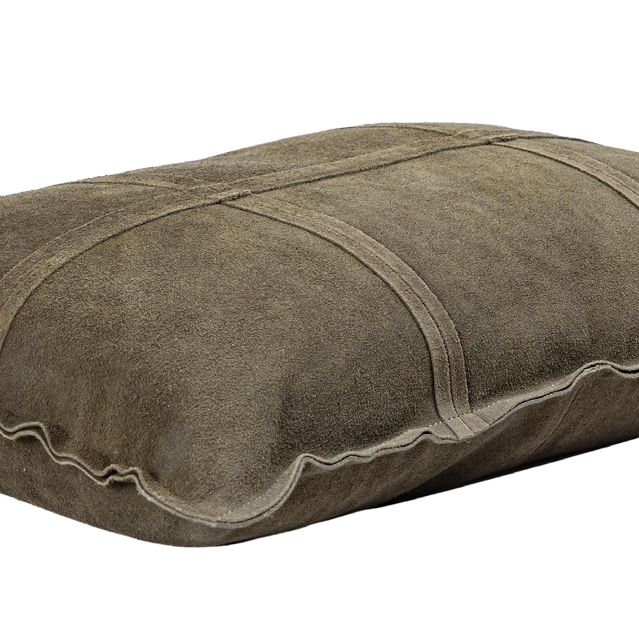PTMD Sierkussen Cobie - 60x8x40 cm - Suede - Groen