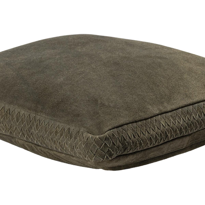 PTMD Sierkussen Suky - 45x8x45 cm - Suede - Groen