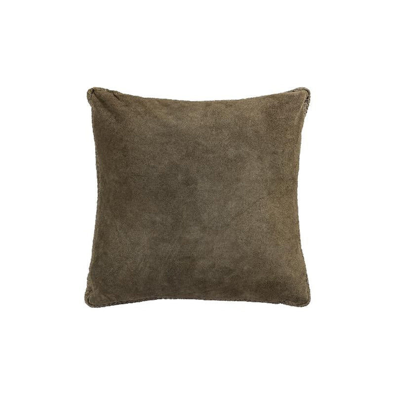 PTMD Sierkussen Suky - 60x8x60 cm - Suede - Groen