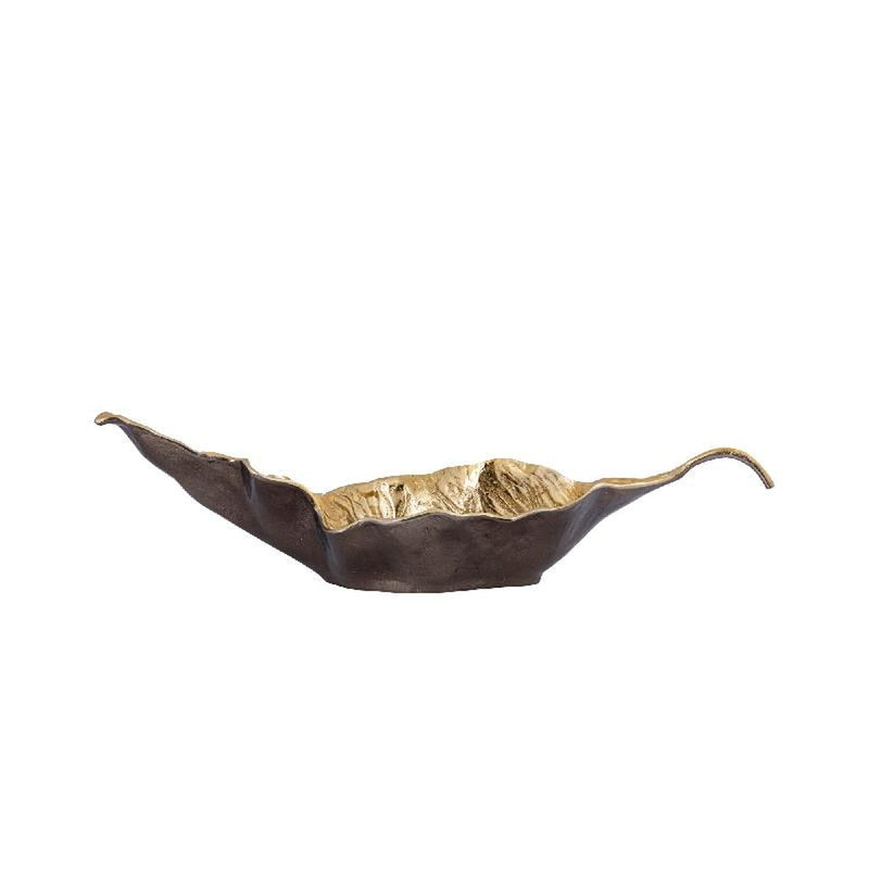 PTMD Schaal Ycee - 79x27x23 cm - Aluminium - Messing