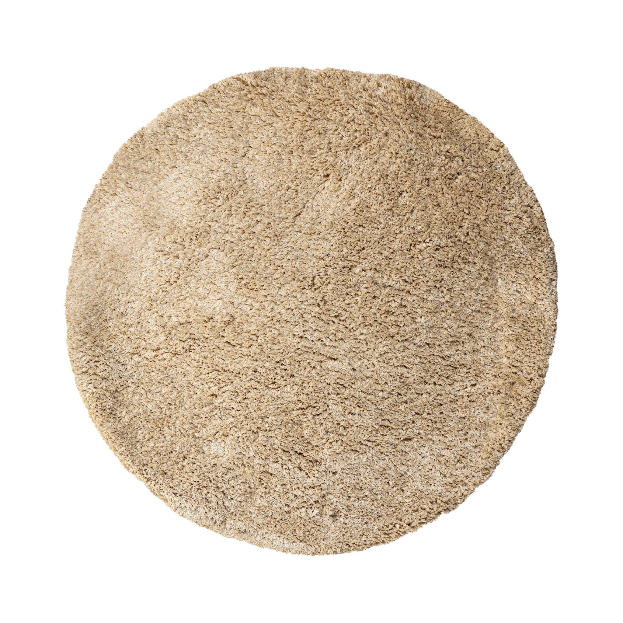 PTMD Tapijt Jups - 160x160x1 cm - Polyetheen - Beige