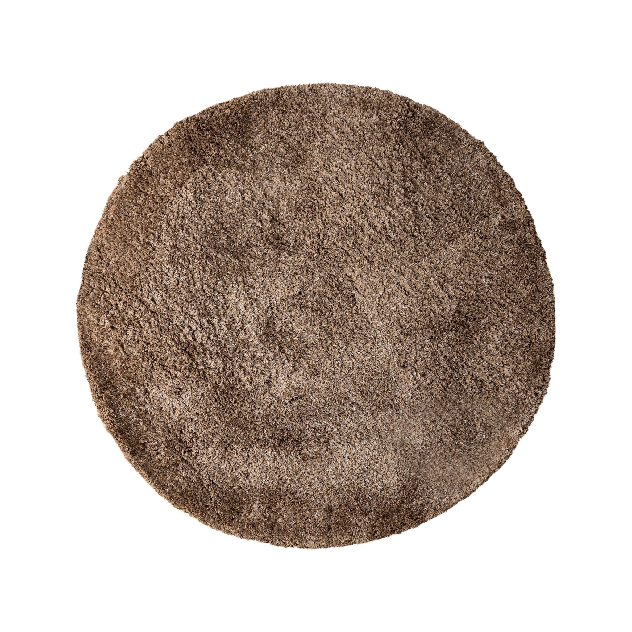 PTMD Tapijt Jups - 200x200x1 cm - Polyetheen - Bruin