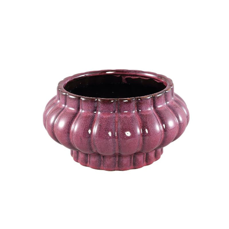 PTMD Bloempot Sannee - 27x27x14 cm - Keramiek - Rood