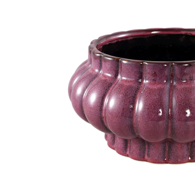 PTMD Bloempot Sannee - 30x30x16 cm - Keramiek - Rood