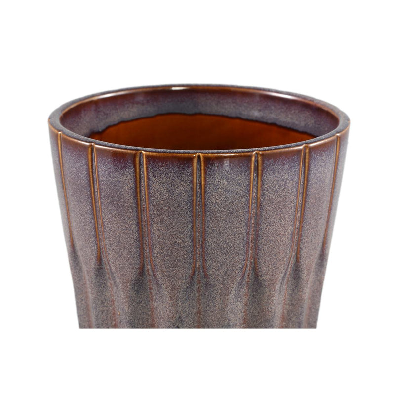 PTMD Bloempot Jasmijn - 17x17x16 cm - Keramiek - Paars