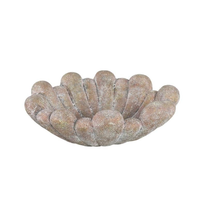 PTMD Schaal Minter - 35x25x12 cm - Cement - Brons