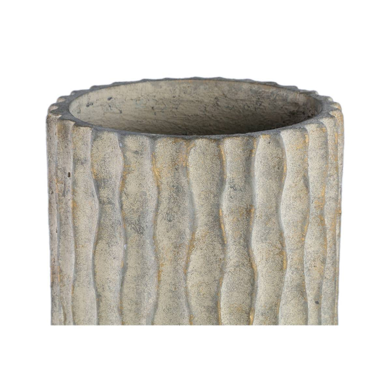 PTMD Bloempot Mitty - 31x31x70 cm - Cement - Bruin