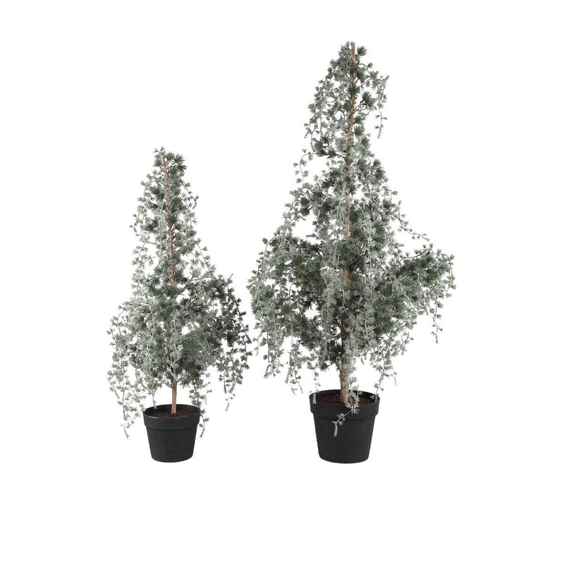 PTMD Kerstversiering Boom Ellice - 50x50x120cm - Imitatie Bont - Groen