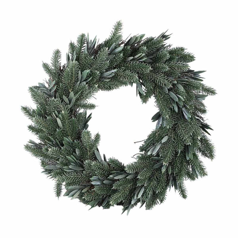 PTMD Kerstkrans Wreath - 50x10x50 cm - Polyester - Groen