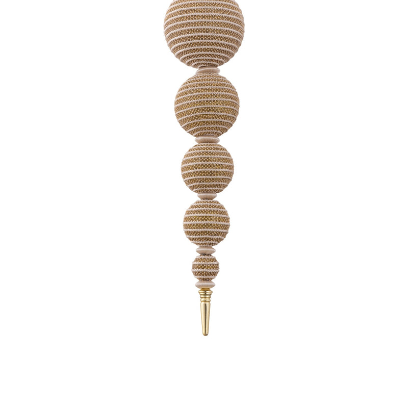 PTMD Kerstversiering Hanger Honora - 20x22x75 cm - Champagne