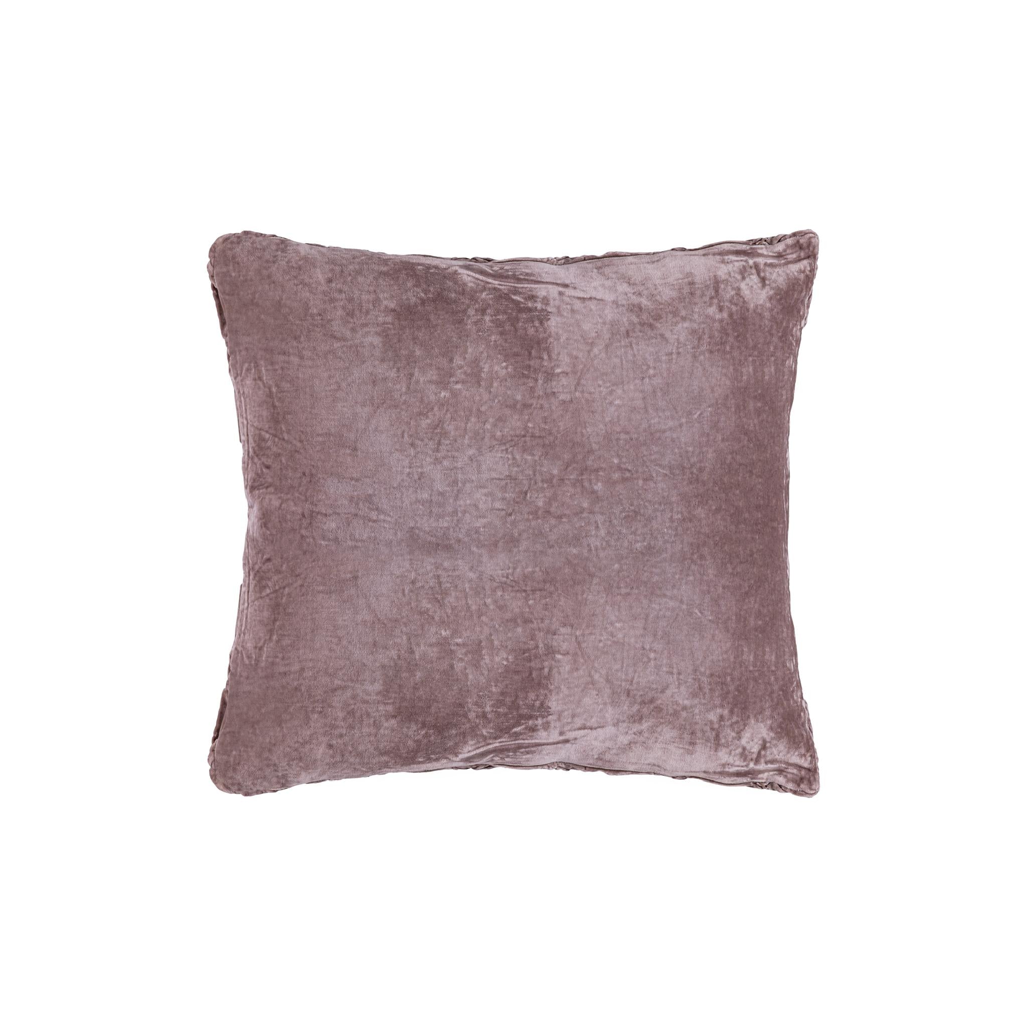 PTMD Sierkussen Nasim - 60x60x10 cm - Katoen - Roze