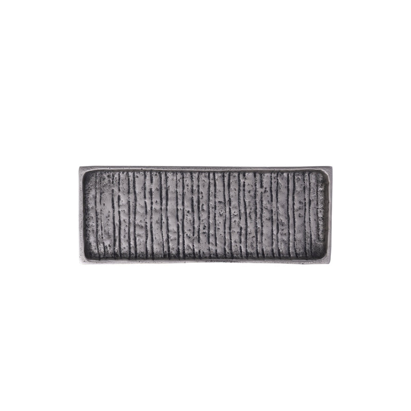 PTMD Schaal Grail - 30x12x1 cm - Aluminium - Zilver