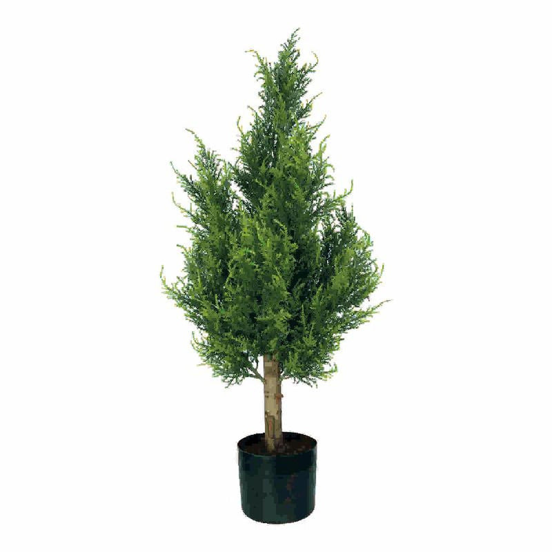 PTMD Kerstversiering Boom Koda - 70x40x90 cm - Plastic - Groen