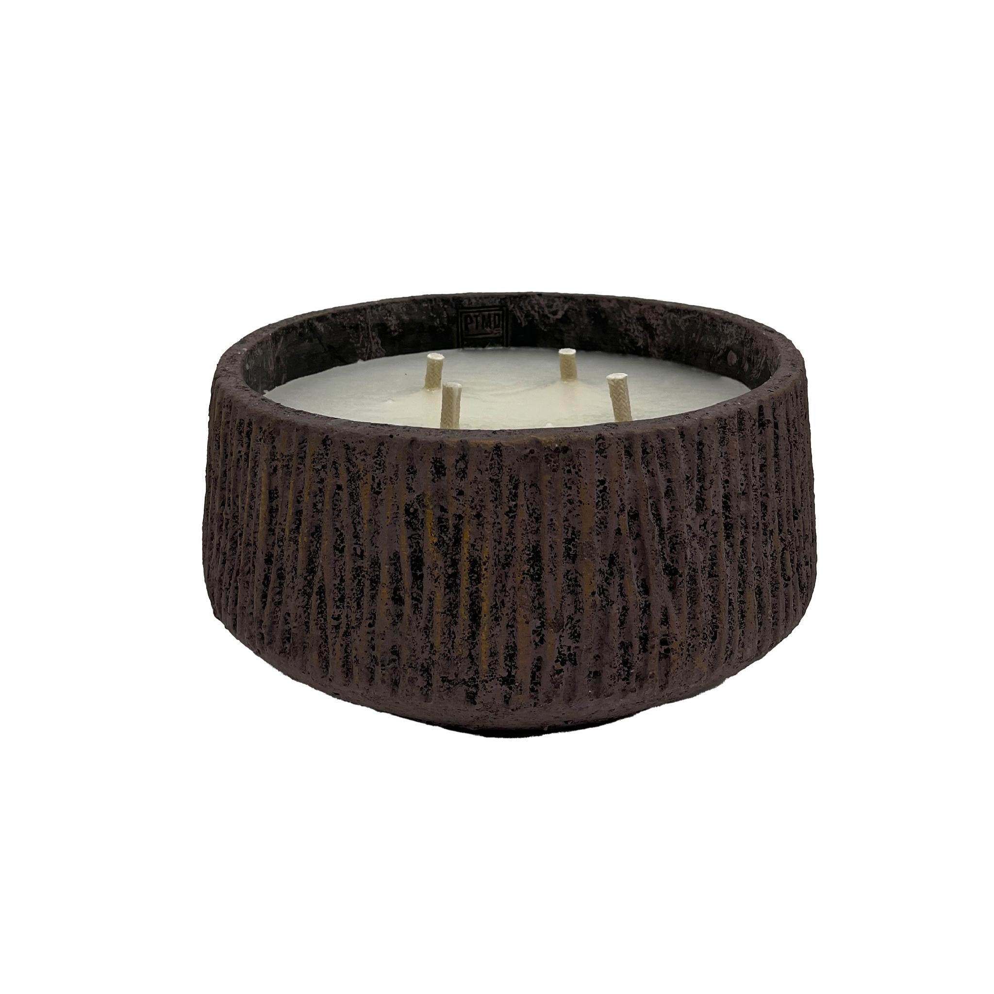 PTMD Holden Bloempot - 30x30x15 cm - Cement - Paars