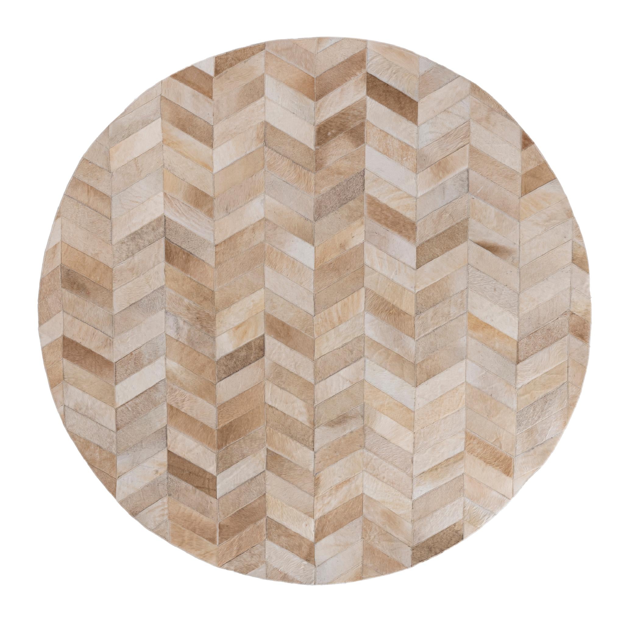 PTMD Tapijt Joanne - 200x200x0 cm - Polyetheen - Beige