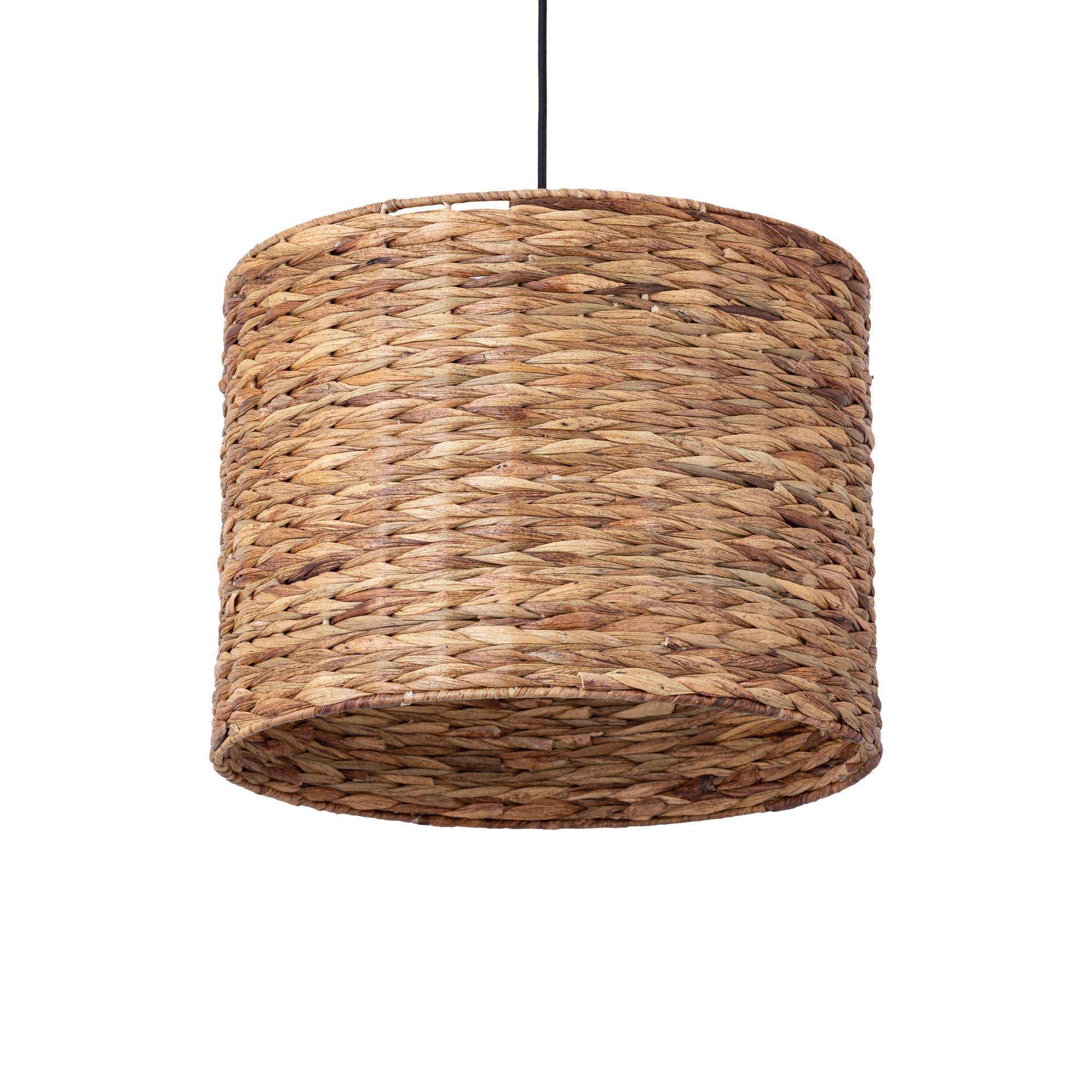 PTMD Hanglampen Jaden - 60x60x45 cm - Zeegras - Naturel - Set van 4