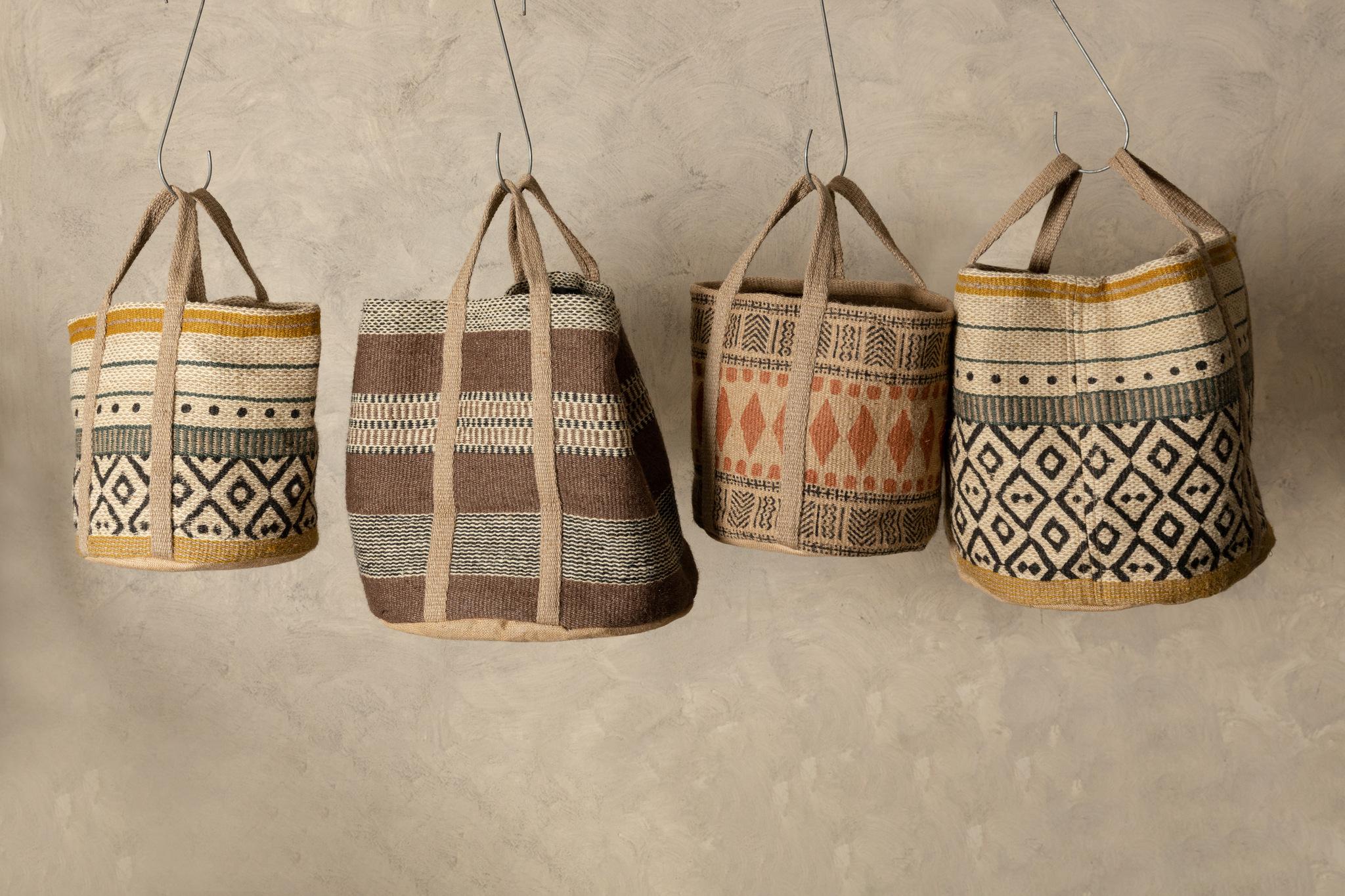 PTMD Mand Toccara - 40x40x60 cm - Jute - Bruin