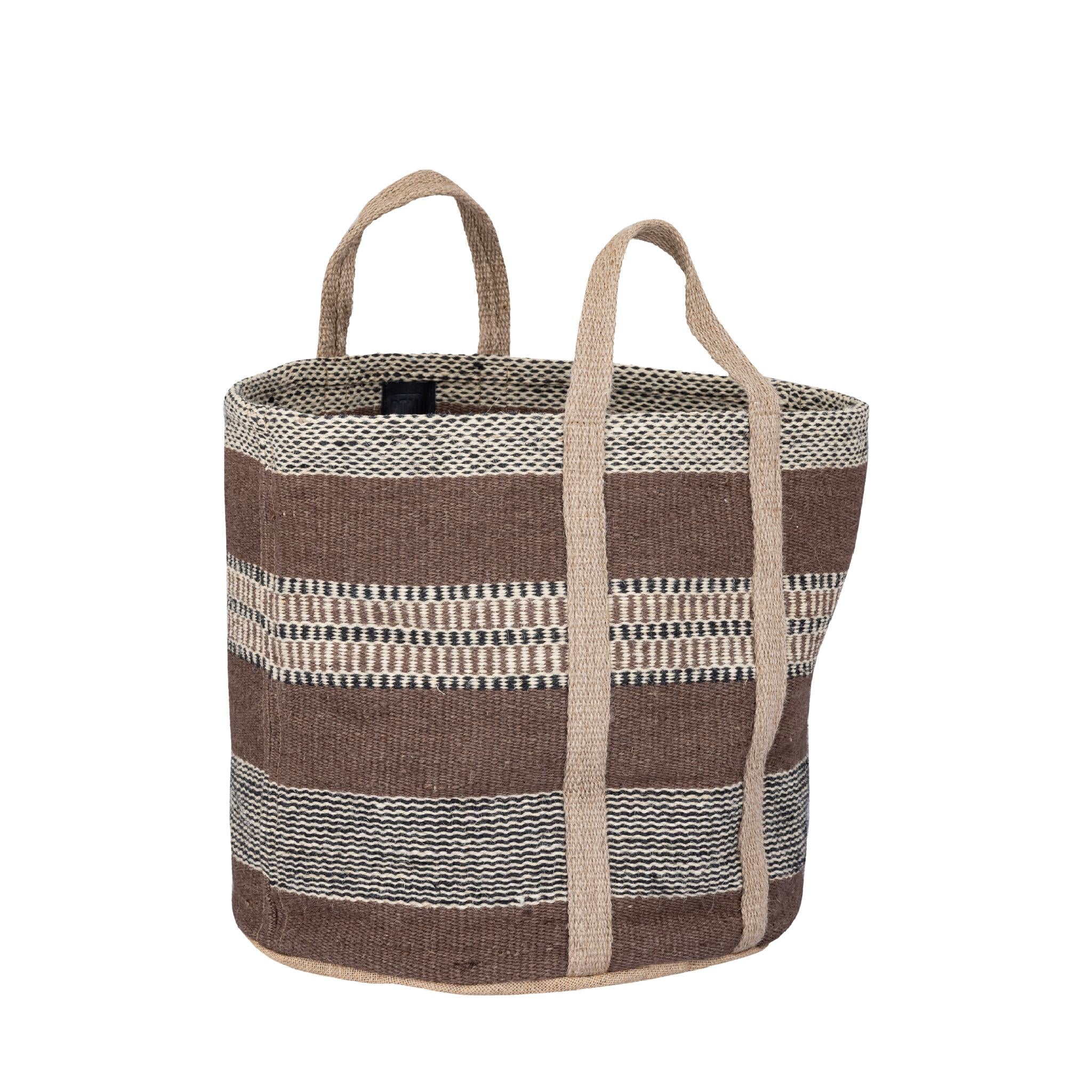 PTMD Mand Toccara - 40x40x60 cm - Jute - Bruin