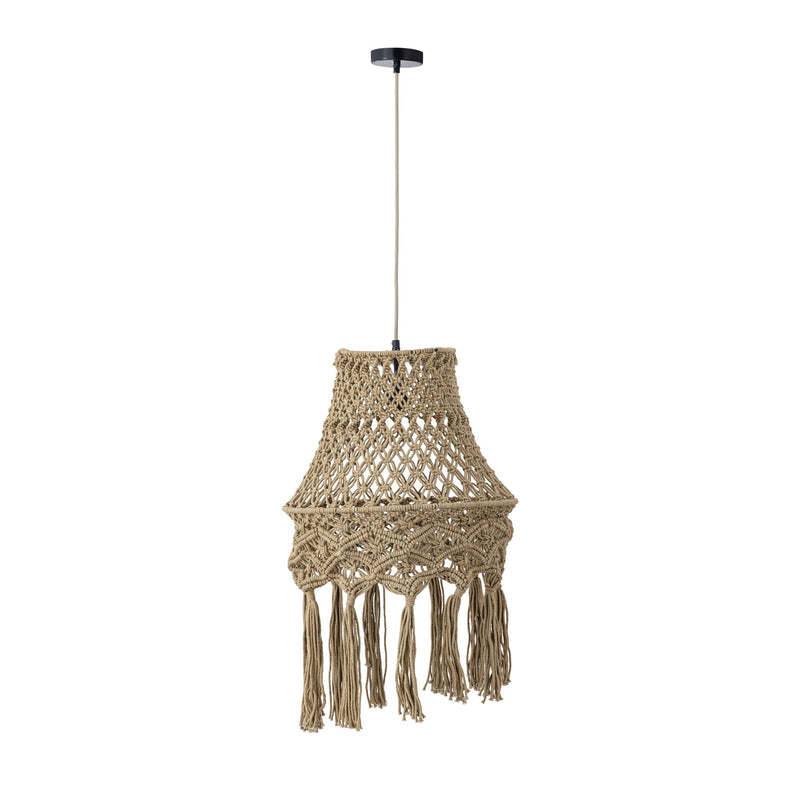 PTMD Hanglamp Milley - 45x45x60 cm - Katoen - Groen