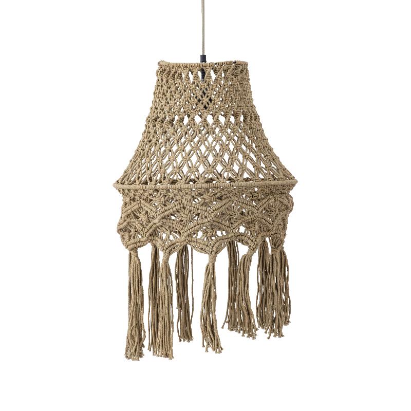 PTMD Hanglamp Milley - 45x45x60 cm - Katoen - Groen