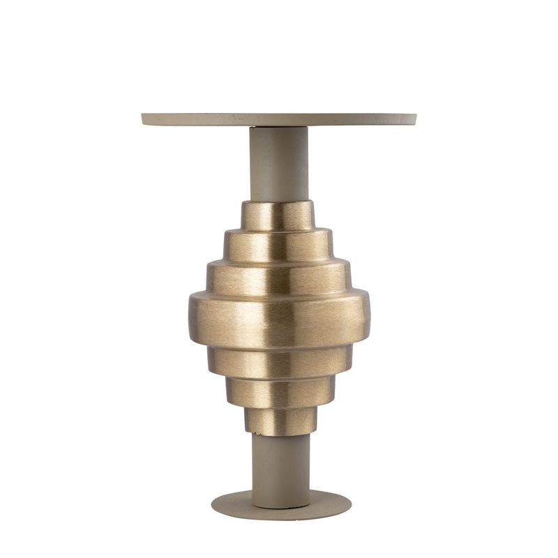 PTMD Sidetable Gjino - 36x36x57 cm - Ijzer - Groen