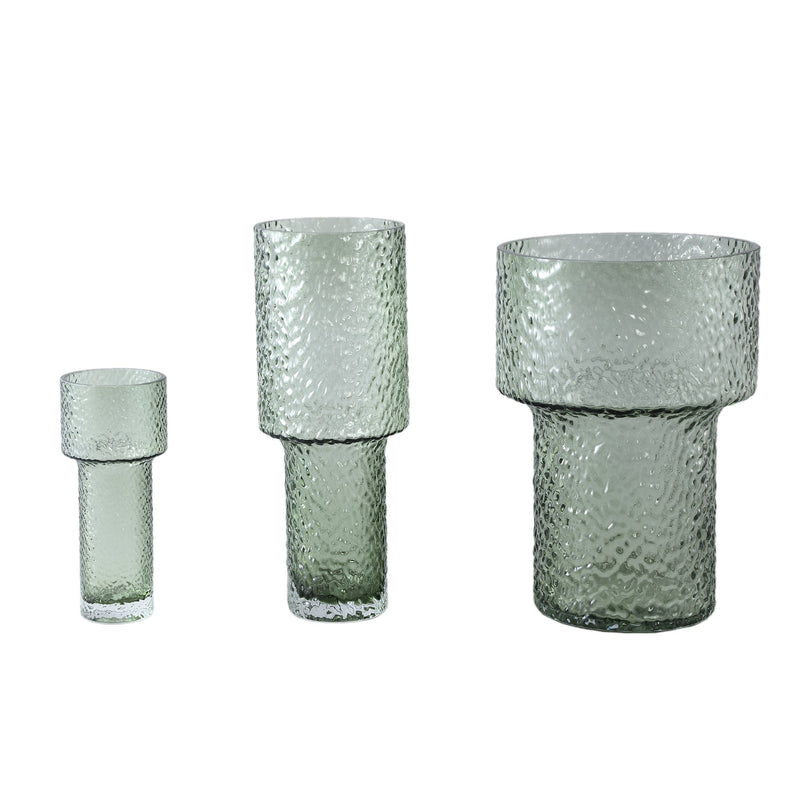 PTMD Vaas Blane - 21x21x30 cm - Glas - Groen