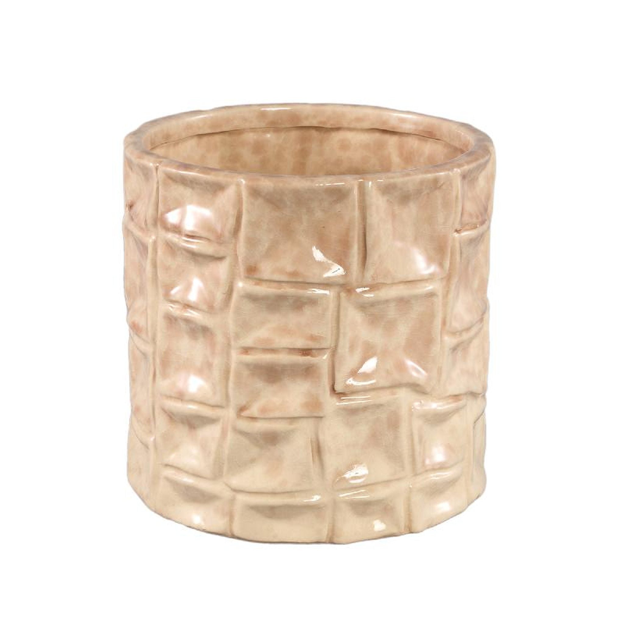 PTMD Bloempot Raysa - 21x21x21 cm - Keramiek - Roze