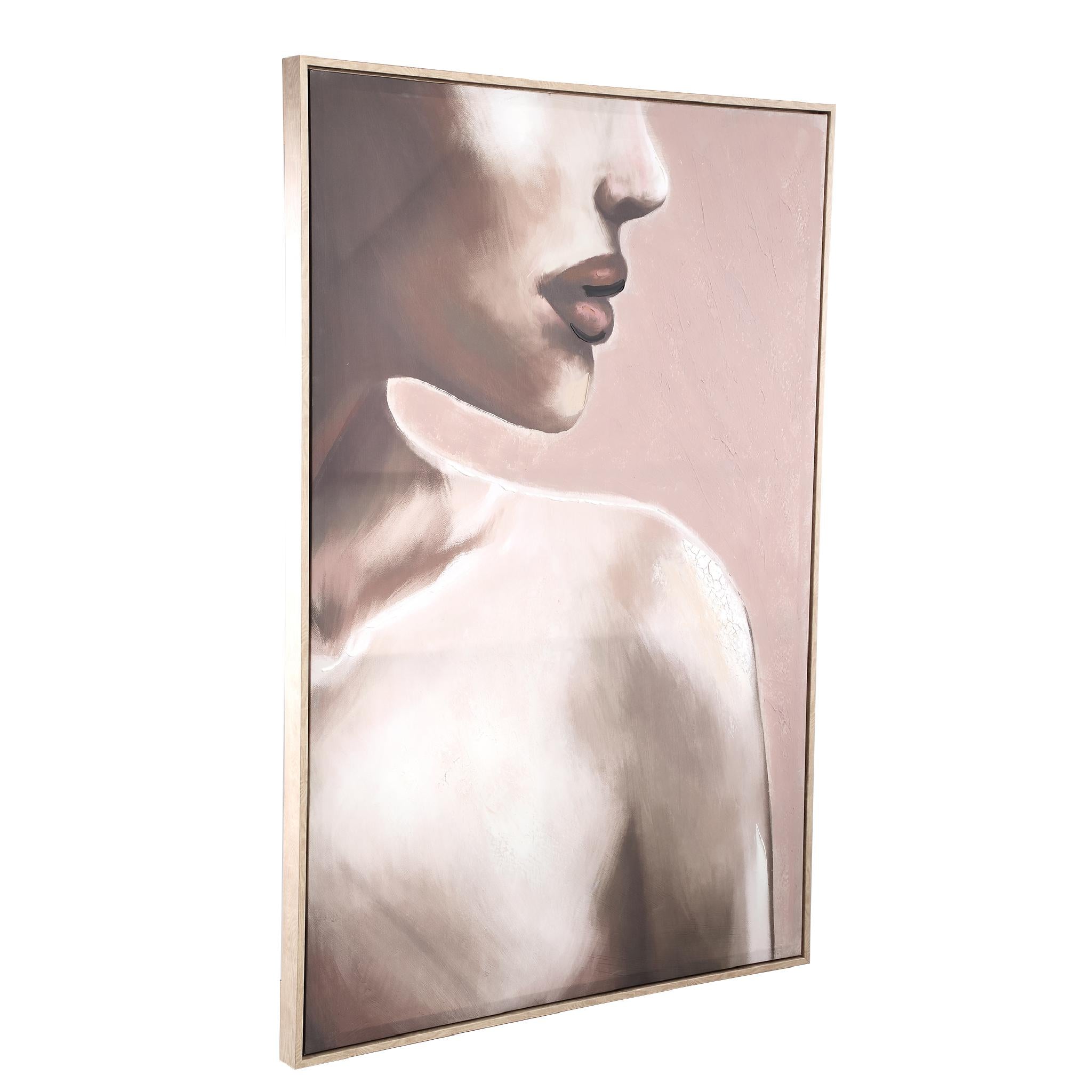 PTMD Wandpaneel Liliana - 123x4x83 cm - Polyester - Bruin