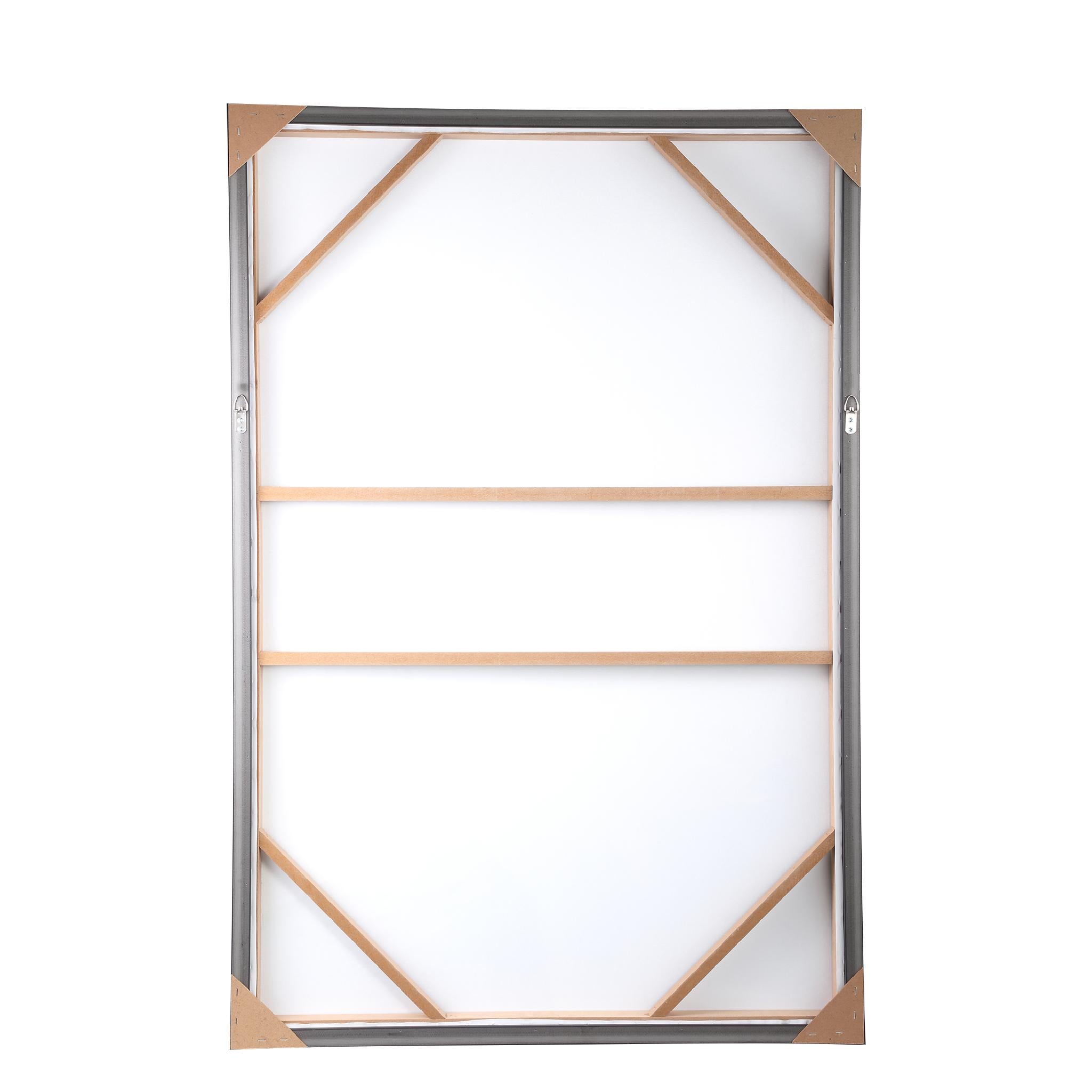 PTMD Wandpaneel Annelies - 123x4x83 cm - Polyester - Zwart