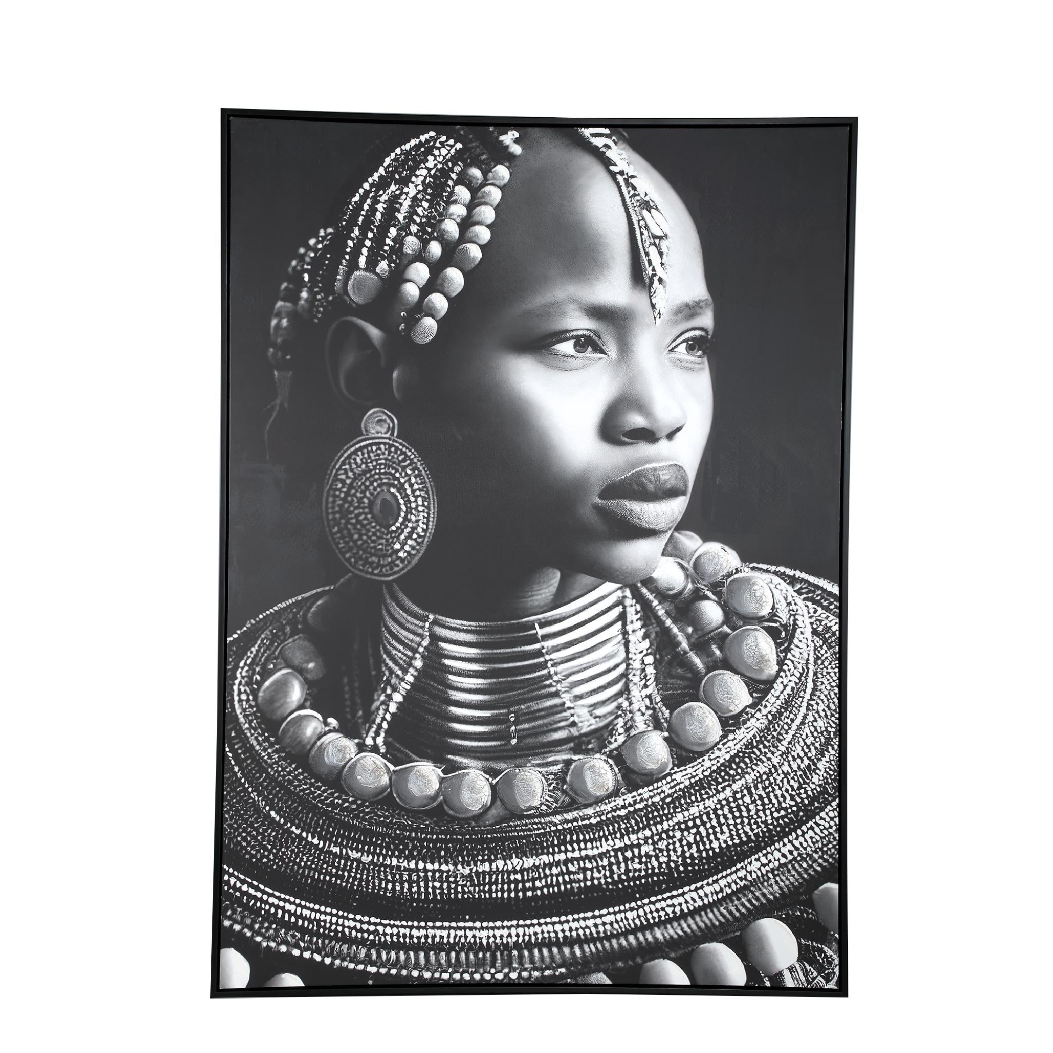 PTMD Wandpaneel Romaan - 143x4x103 cm - Polyester - Zwart