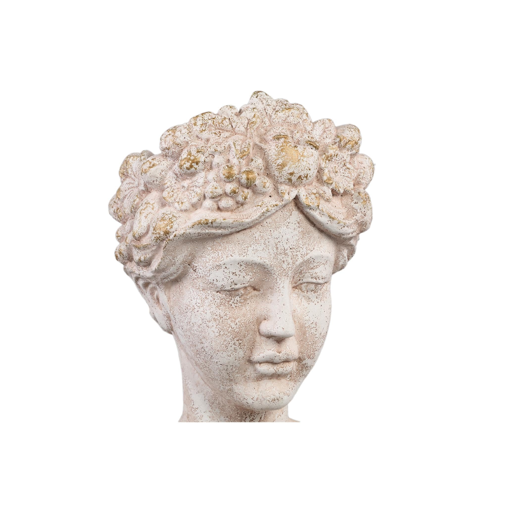 PTMD Deco Object Sherlene - 23x21x36 cm - Cement - Creme