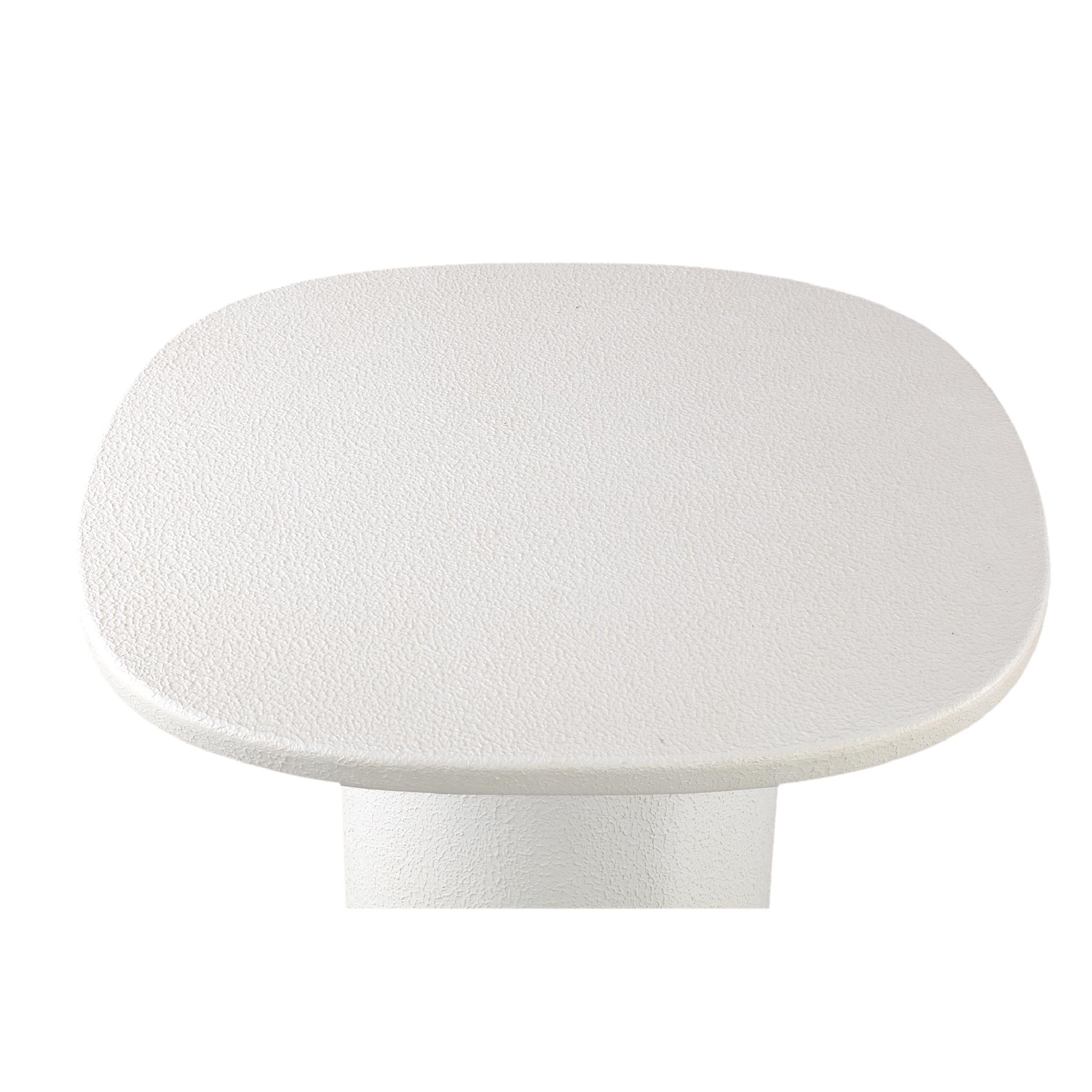 PTMD Salontafel Krysta - 50x50x40 cm - MDF - Wit