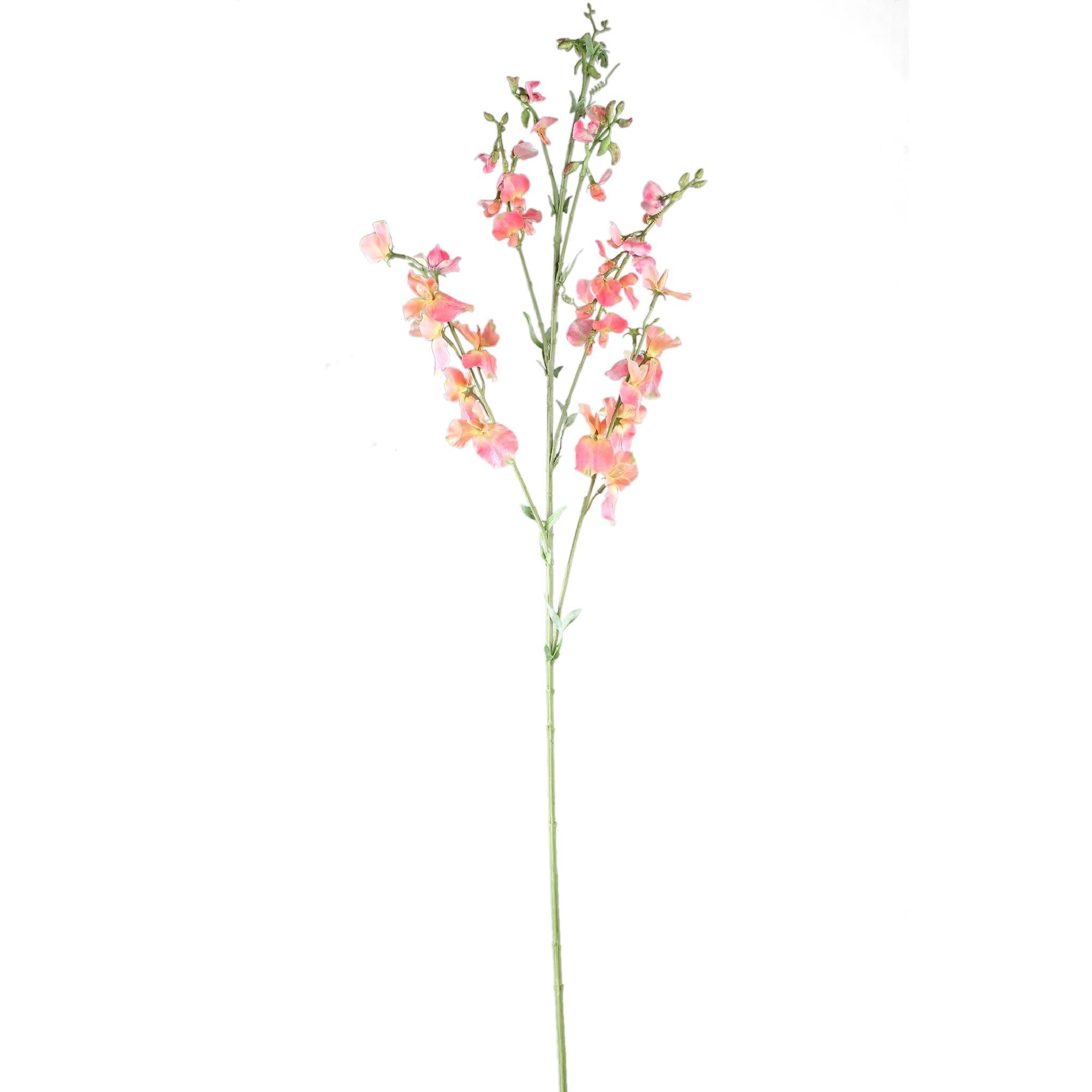 PTMD Kunstbloem Sweetpea - 65x29x122 cm - Plastic - Roze
