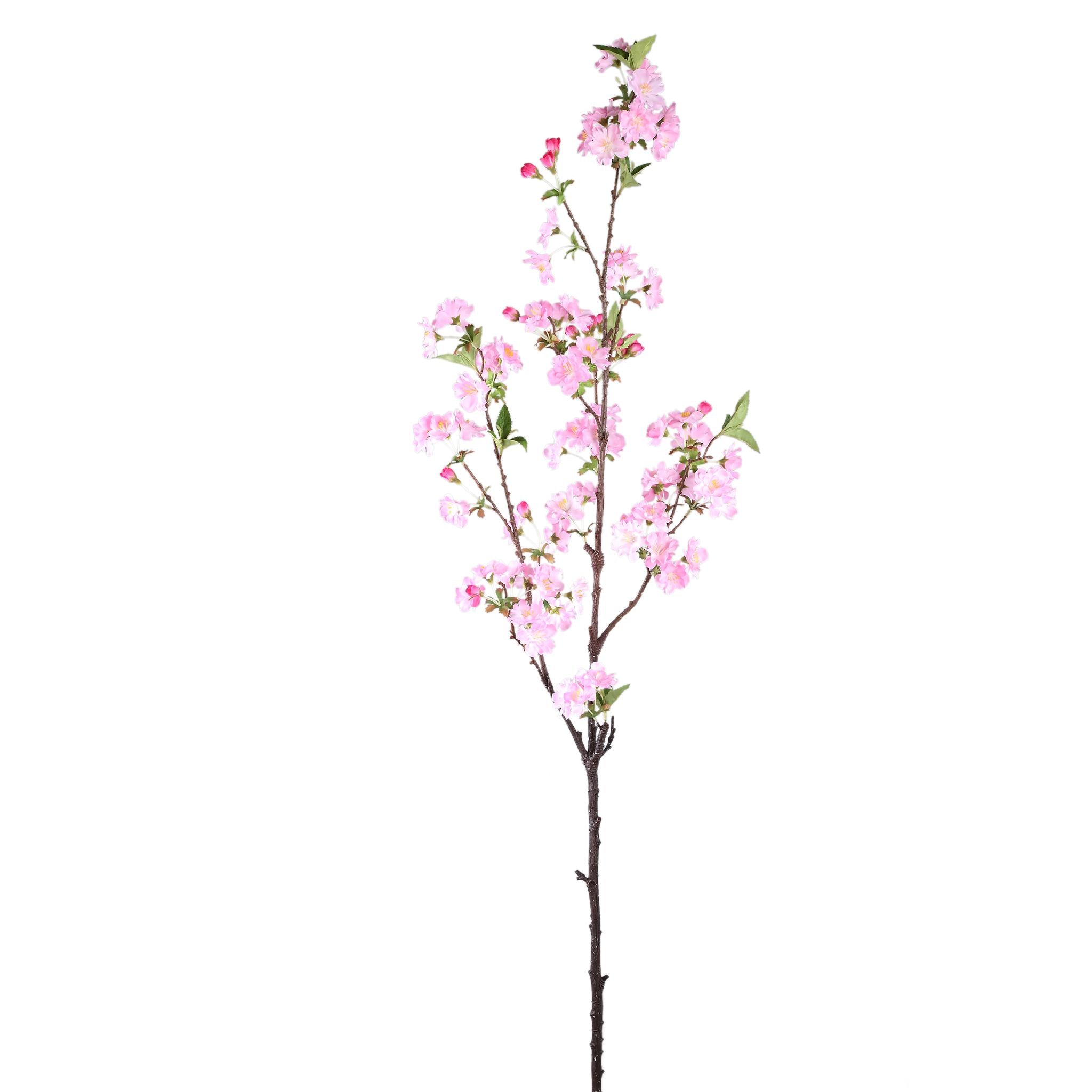 PTMD Kunstbloem Bloesem - 50x30x95 cm - Plastic - Roze